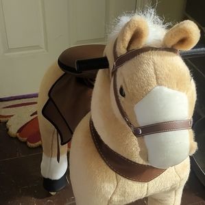 Ride On Horse Natural Mechanical Kids Real Walking Horse Ride On